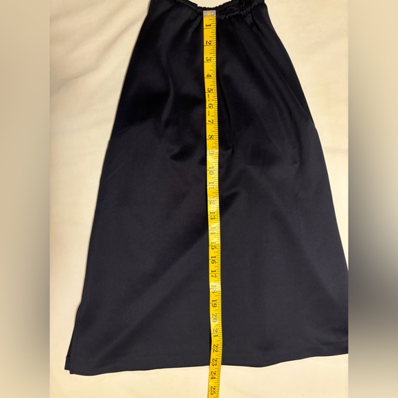 Gretchen Scott blue tie at shoulder tank, L - Picture 8 of 8